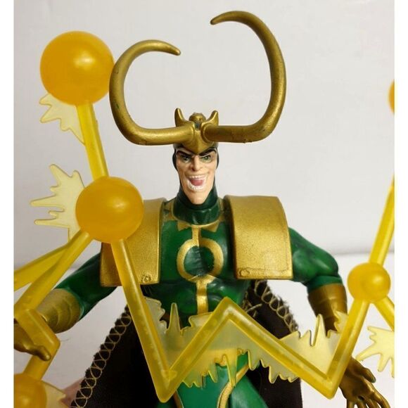 Marvel Universe LOKI Action Figure Toy Biz 1997 Earth's Mightiest Heroes Vintage - Picture 2 of 10
